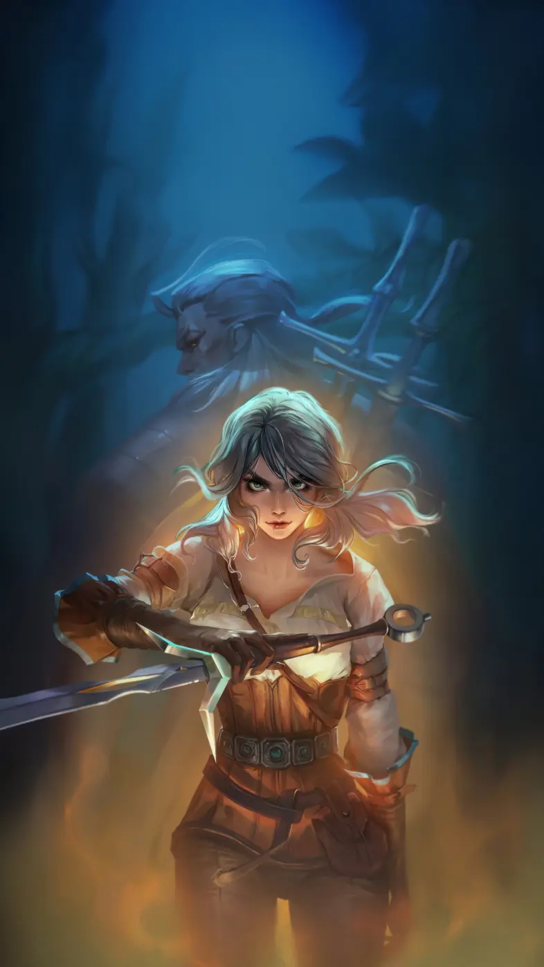 ciri the witcher 3 game wallpaper
