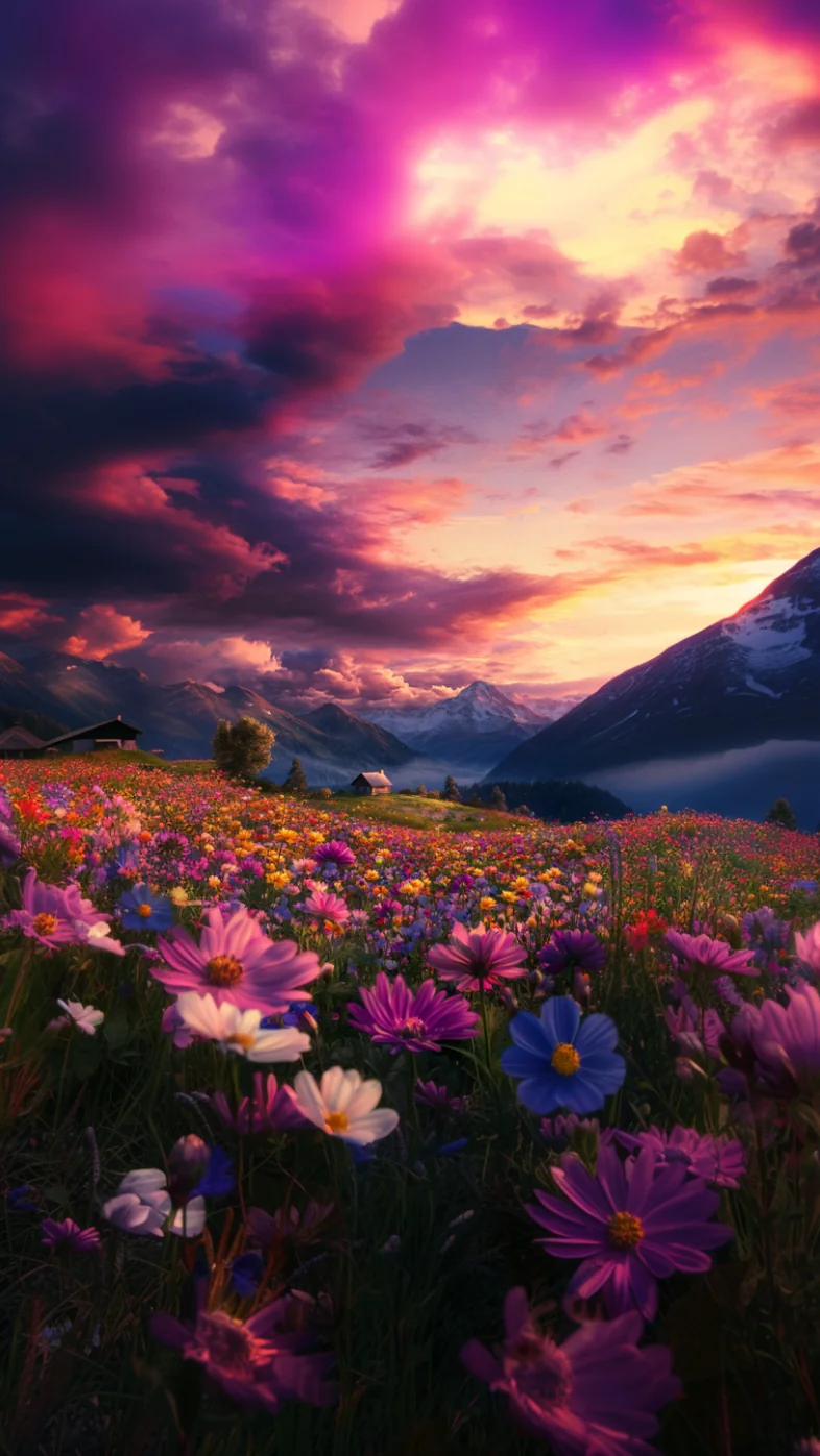 colorful flowers wallpaper