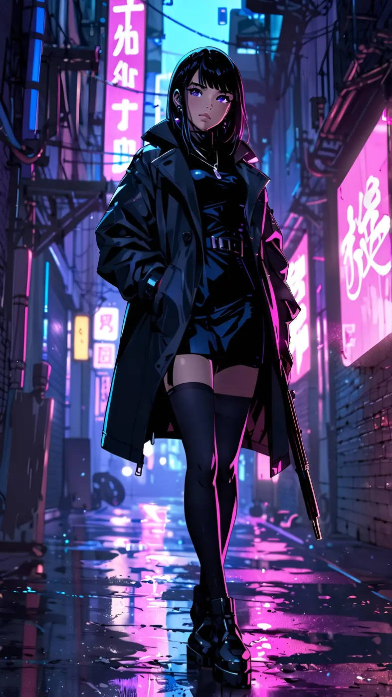 cool anime girl wallpaper