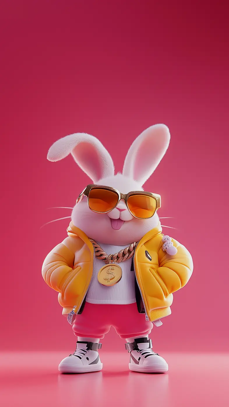 cool bunny cartoon wallpaper