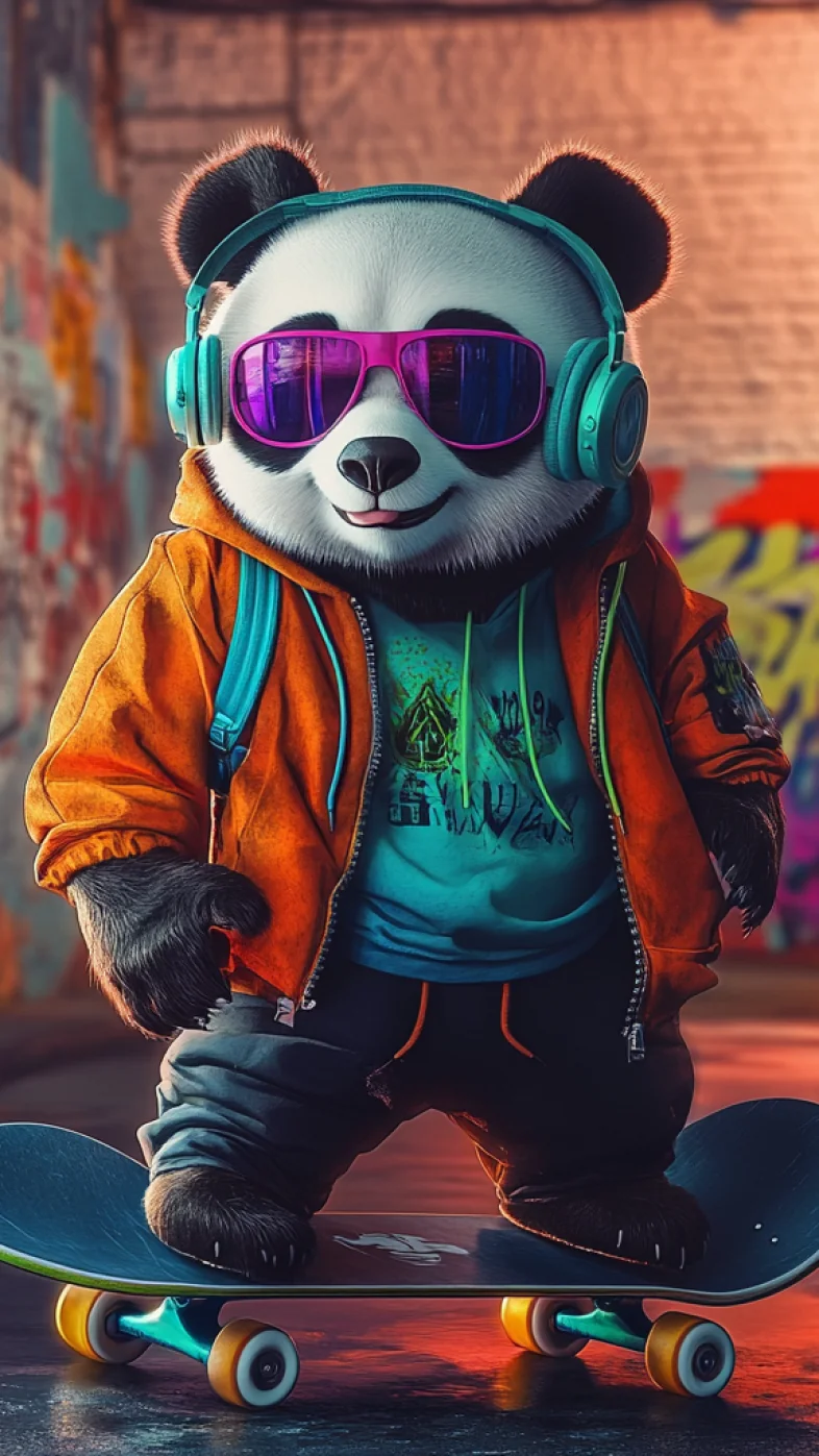 cool panda wallpaper