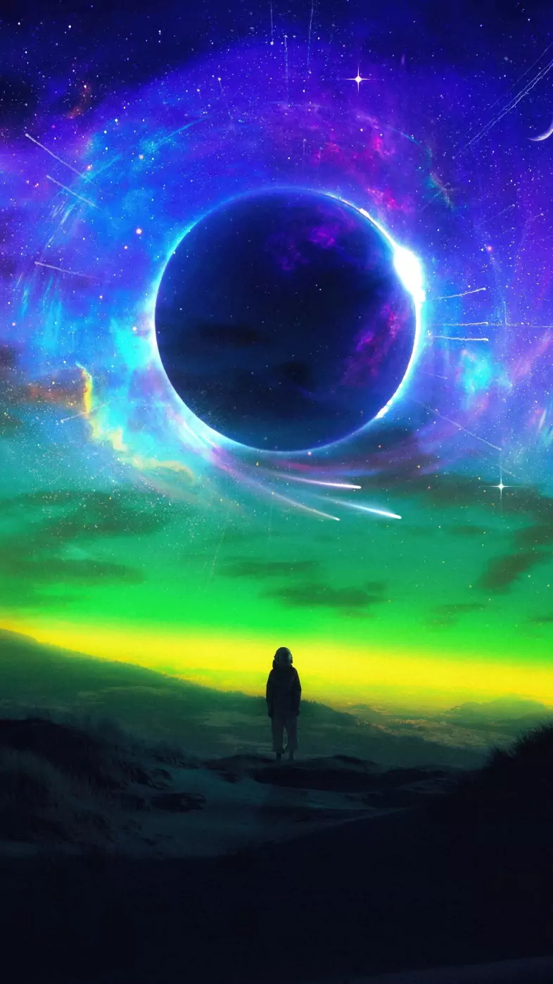 cosmic girl wallpaper