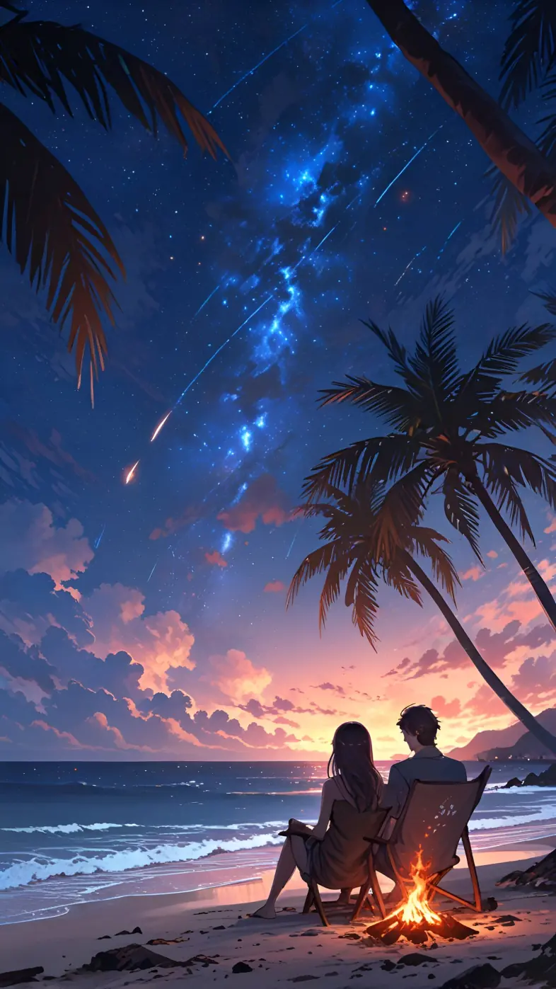 couple beach  wallpaper