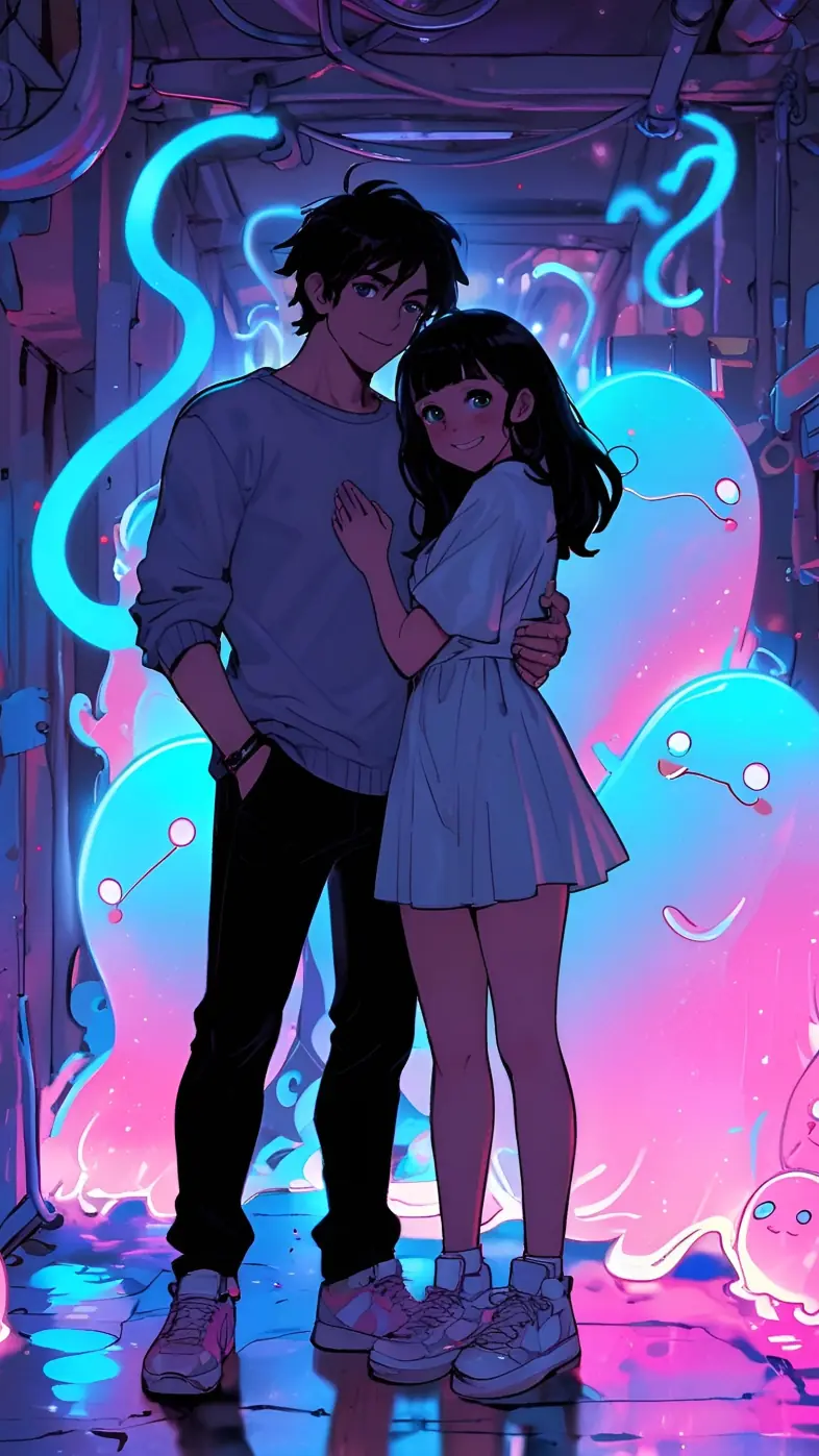 couple love beauty art wallpaper