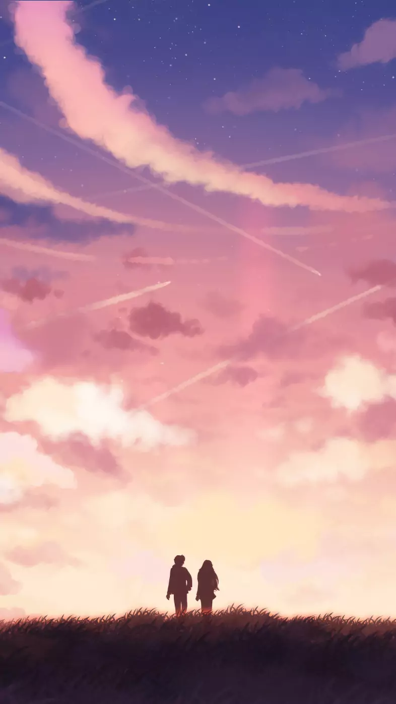 couple meet  wallpaper