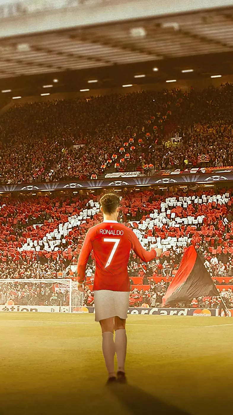 cristiano ronaldo manchester wallpaper