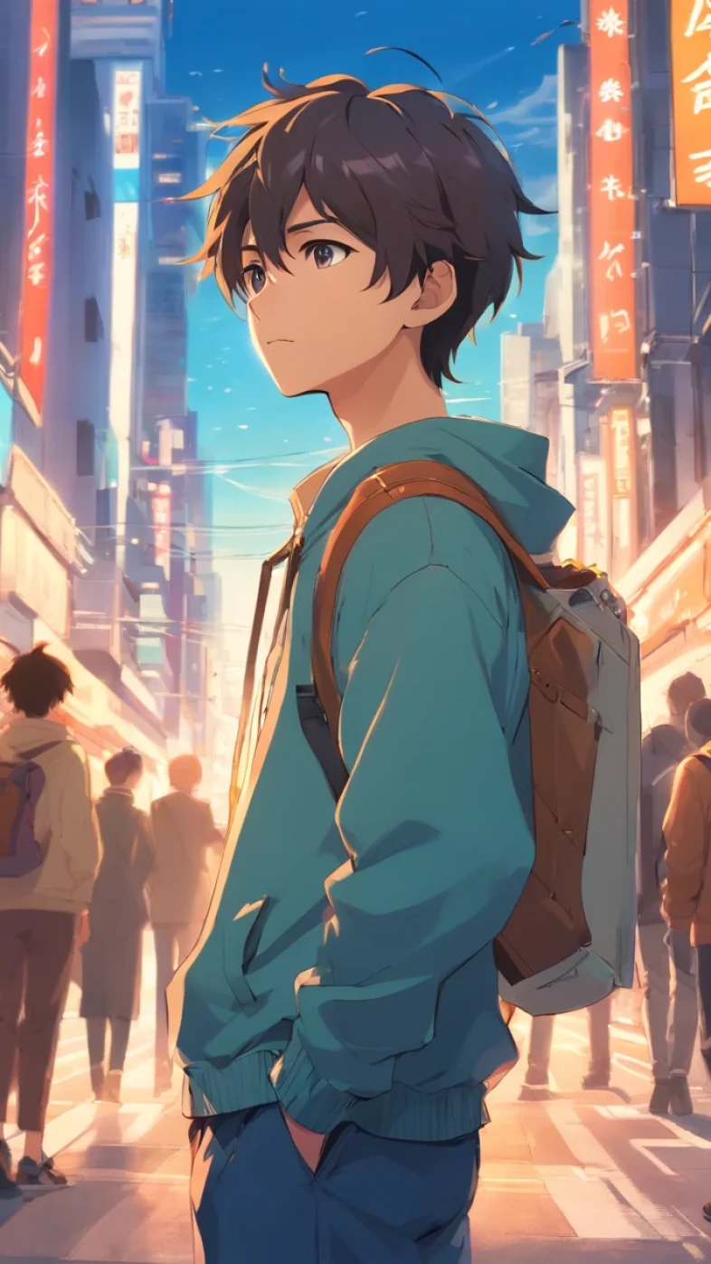 cute anime boy wallpaper