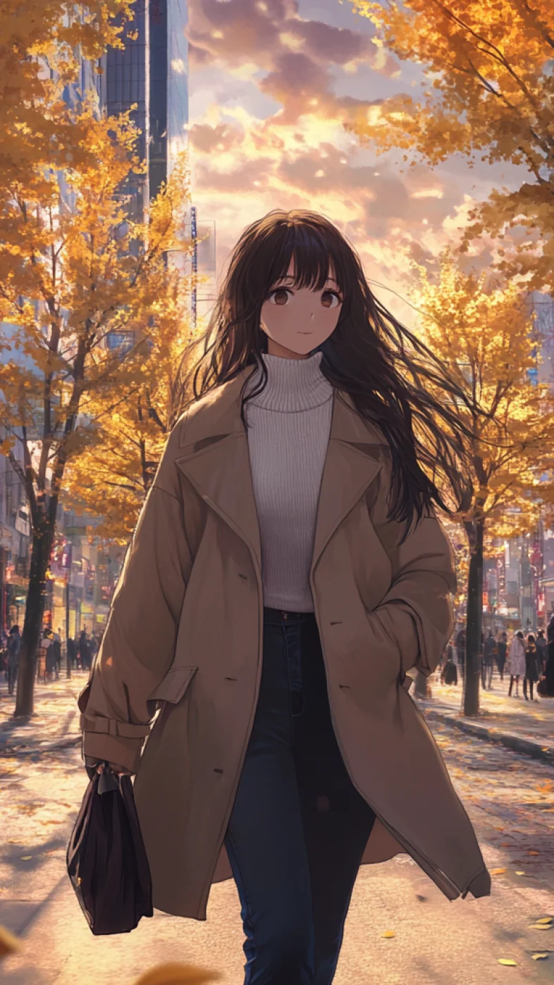 cute anime girl wallpaper
