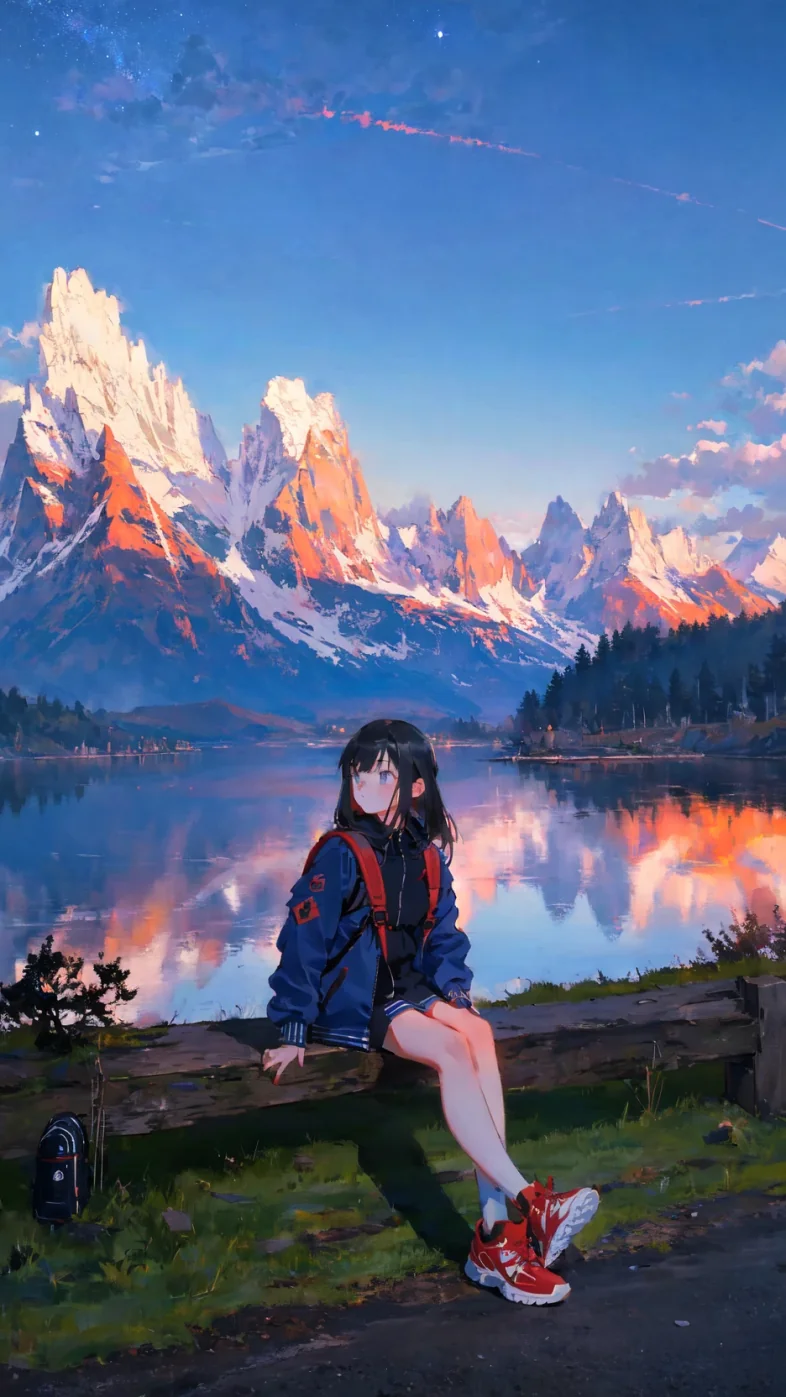 cute anime girl wallpaper