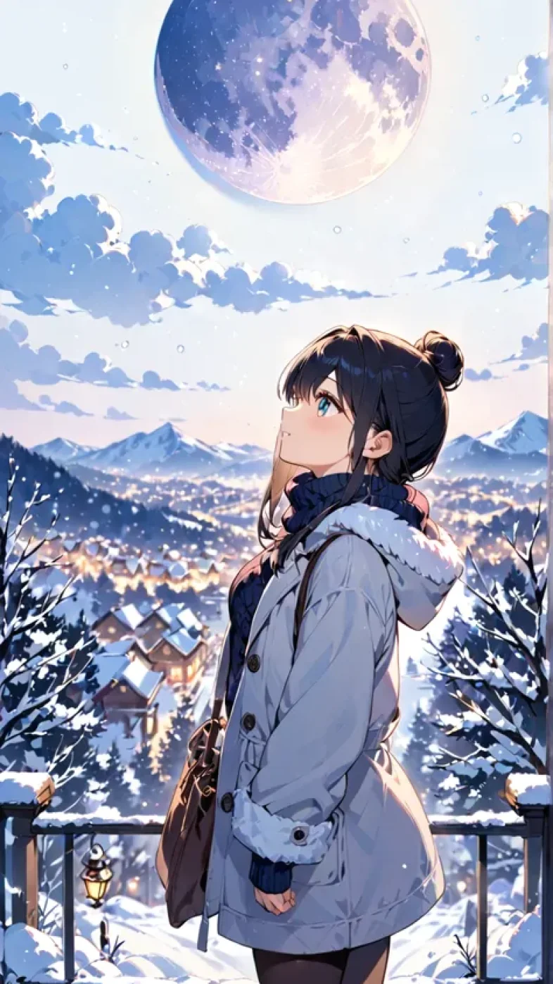 cute anime girl wallpaper