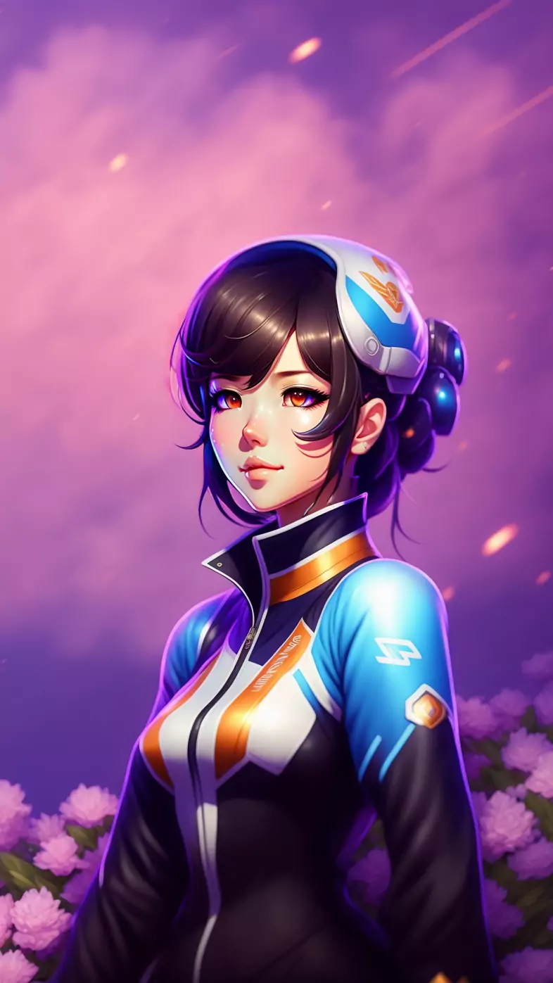 cute anime girl wallpaper