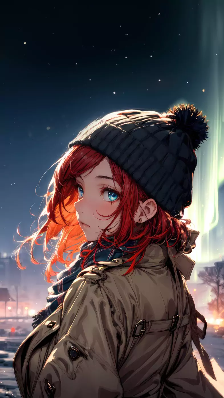 cute anime girl wallpaper