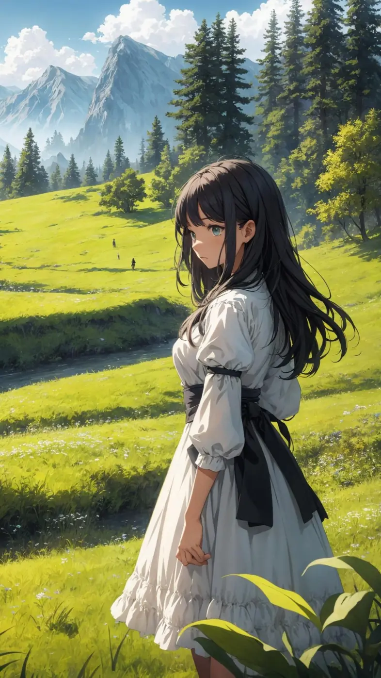 cute anime girl wallpaper