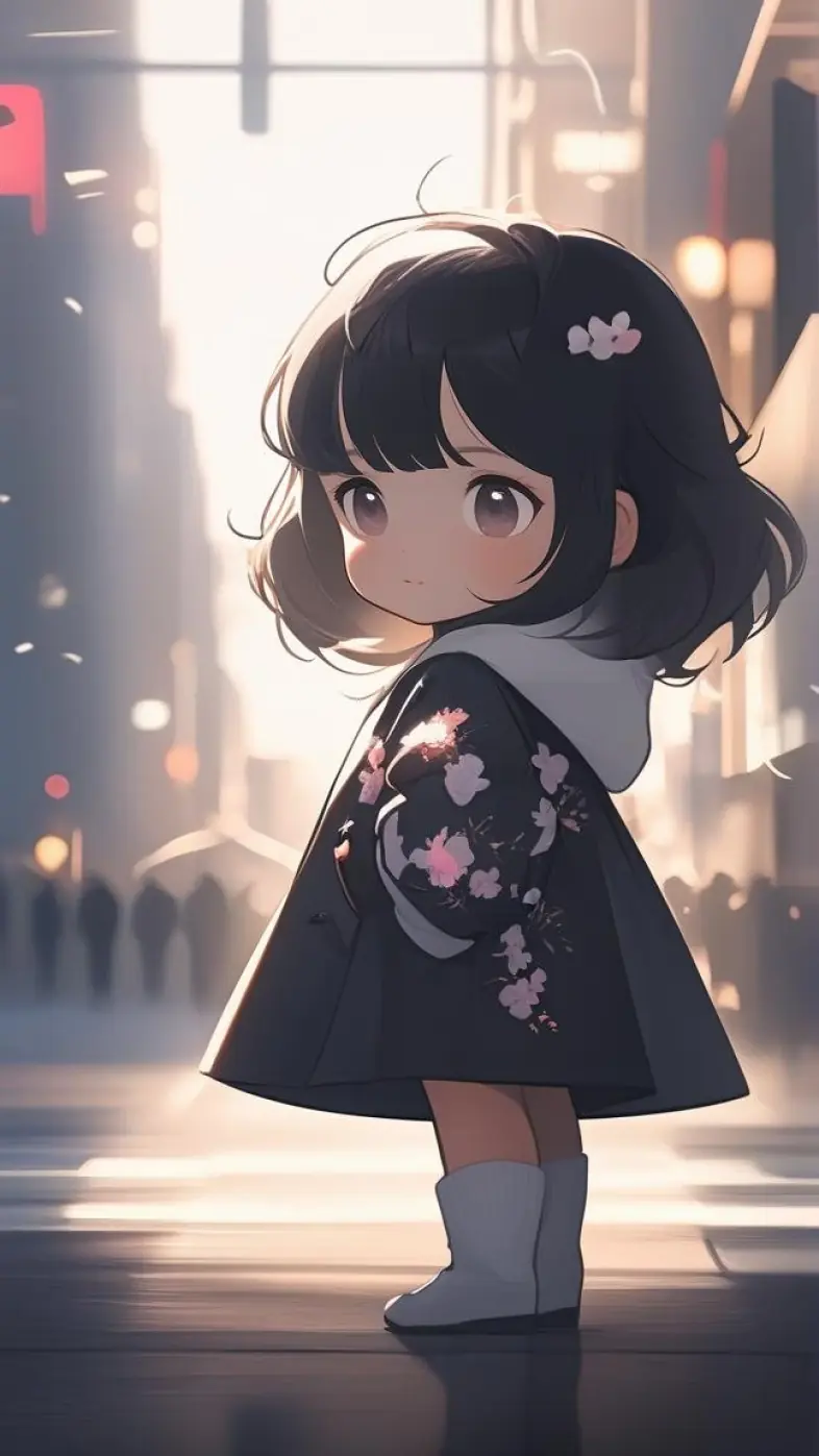 cute anime girl wallpaper