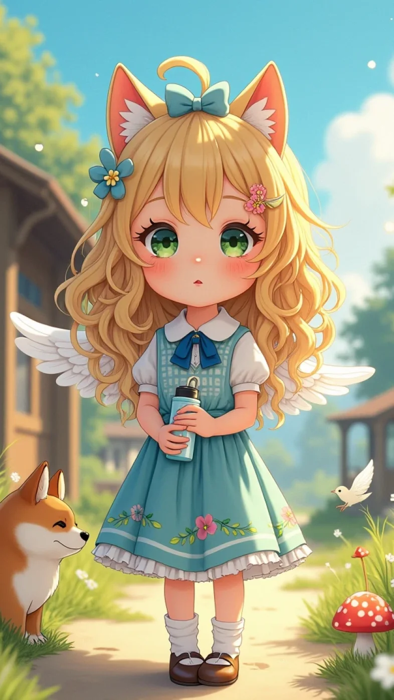 cute anime girl wallpaper