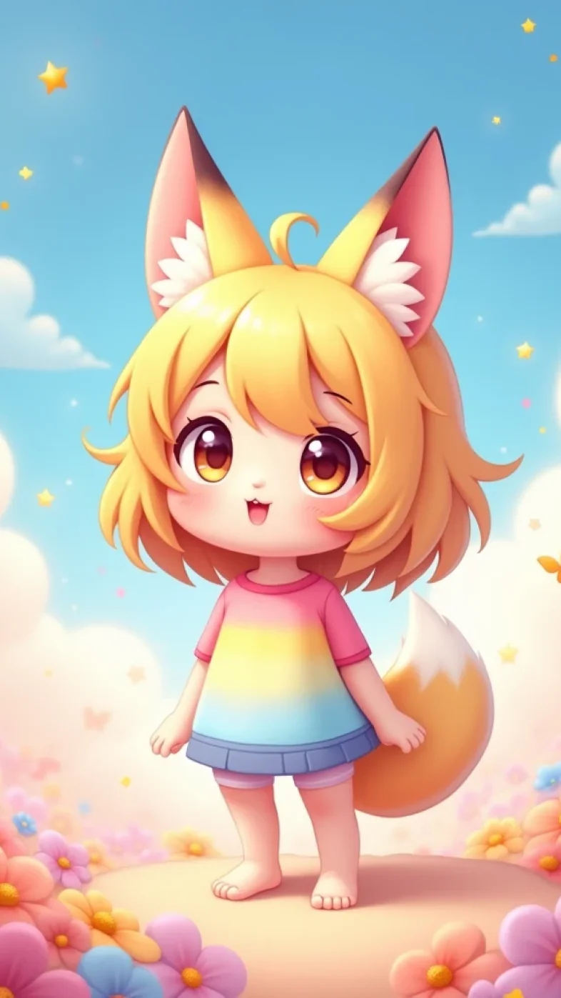 cute anime girl wallpaper