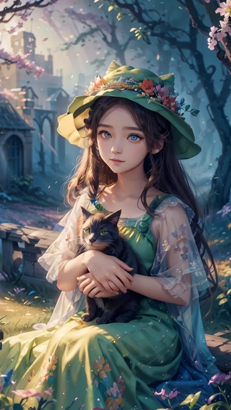cute anime girl wallpaper