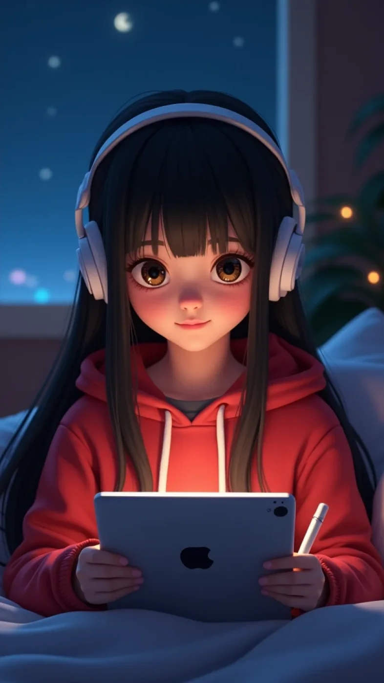 cute anime girl wallpaper