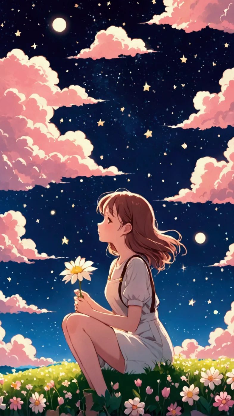 cute anime girl wallpaper