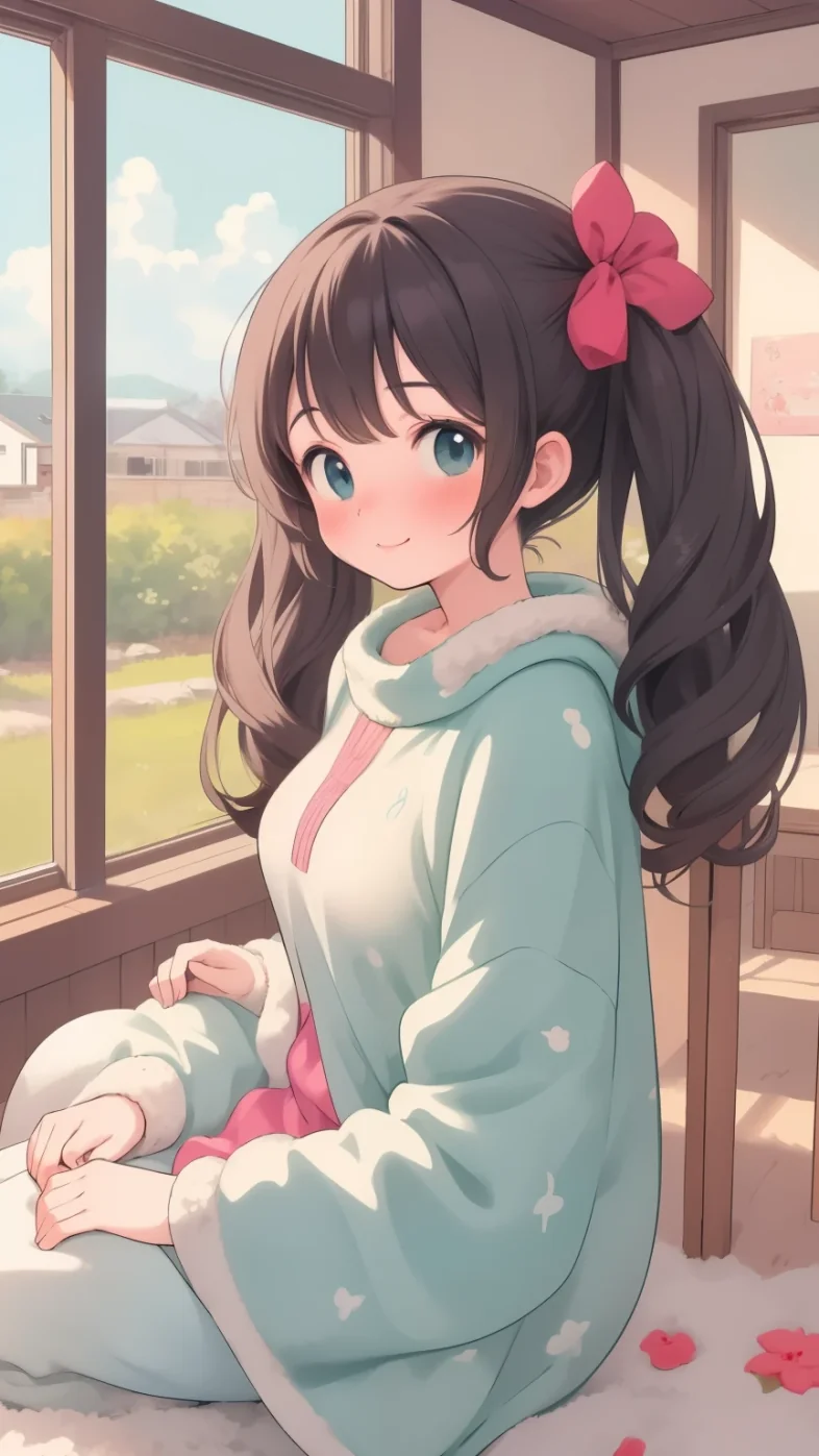 cute anime girl wallpaper