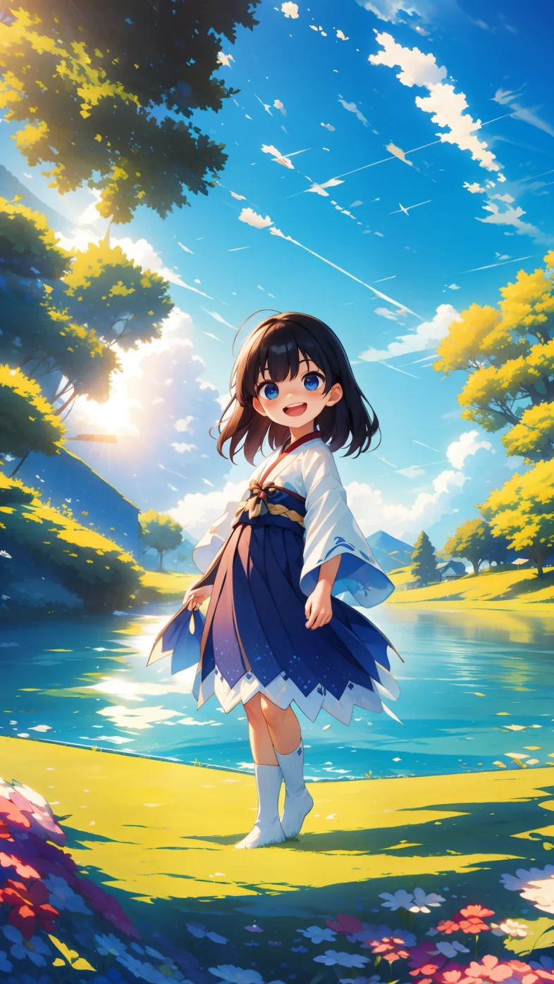 cute anime girl wallpaper