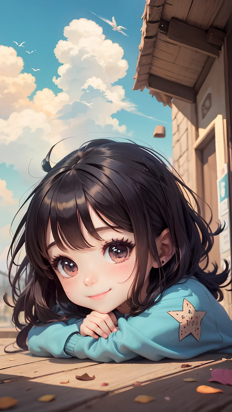 cute anime girl wallpaper
