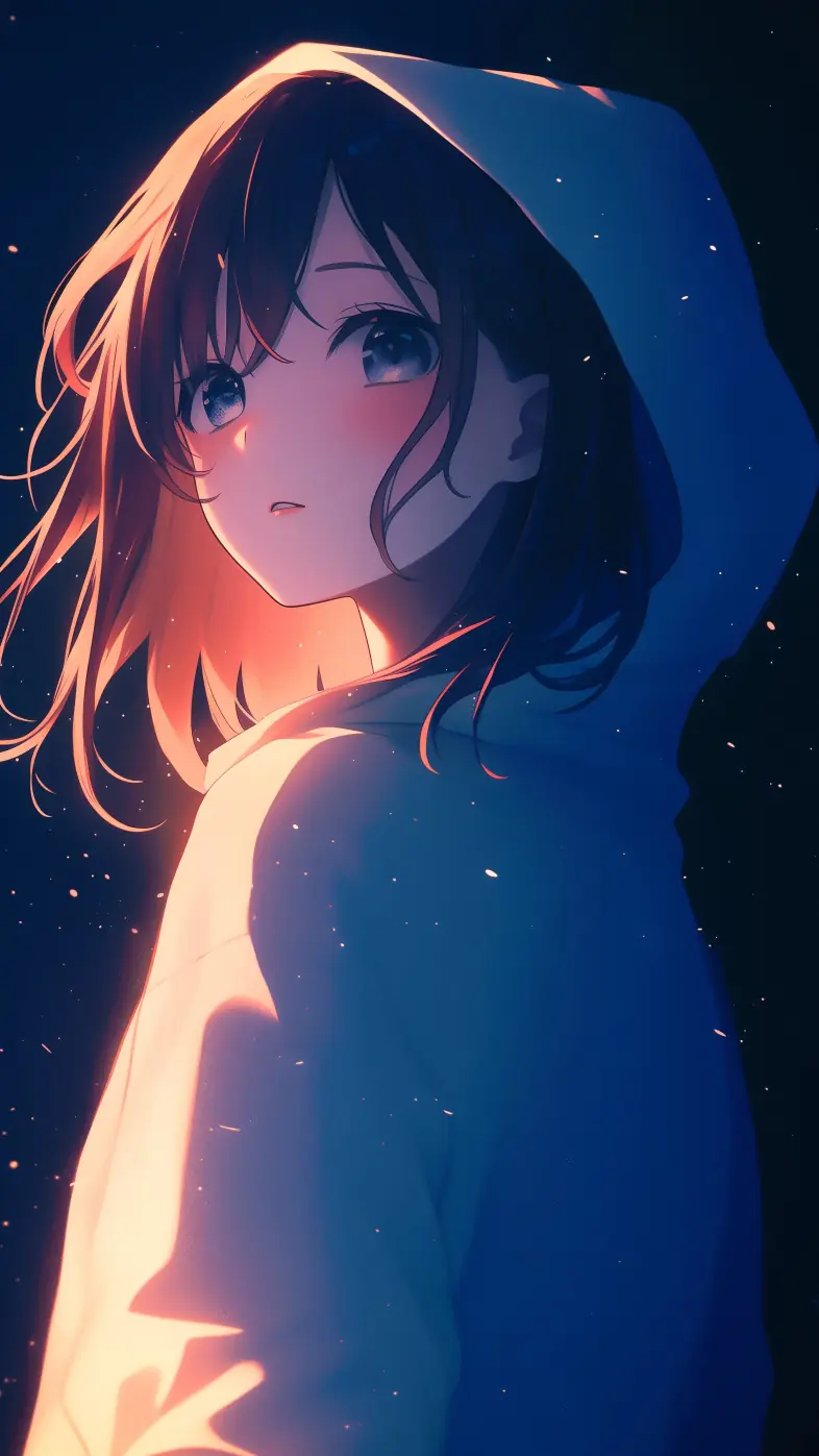 cute anime girl wallpaper
