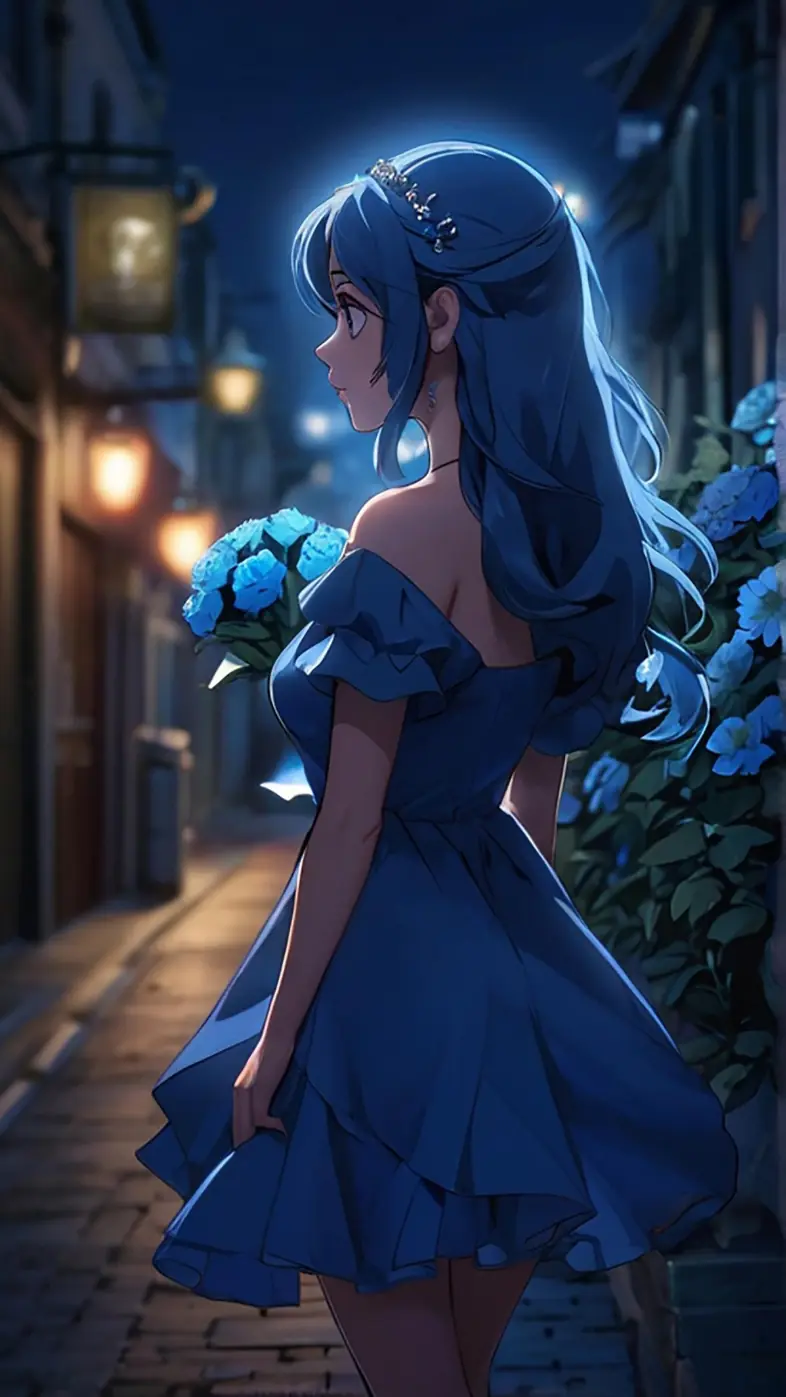 cute anime girl wallpaper