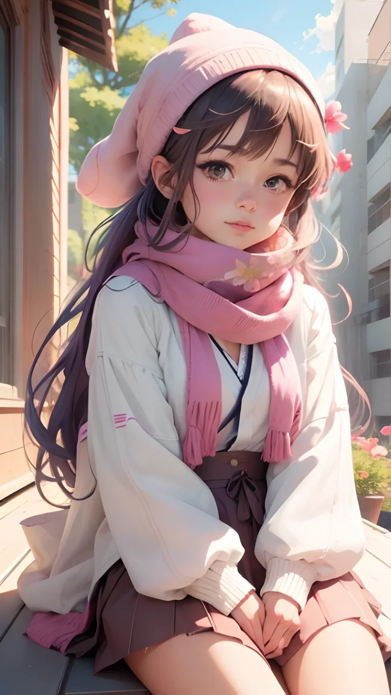 cute anime girl wallpaper