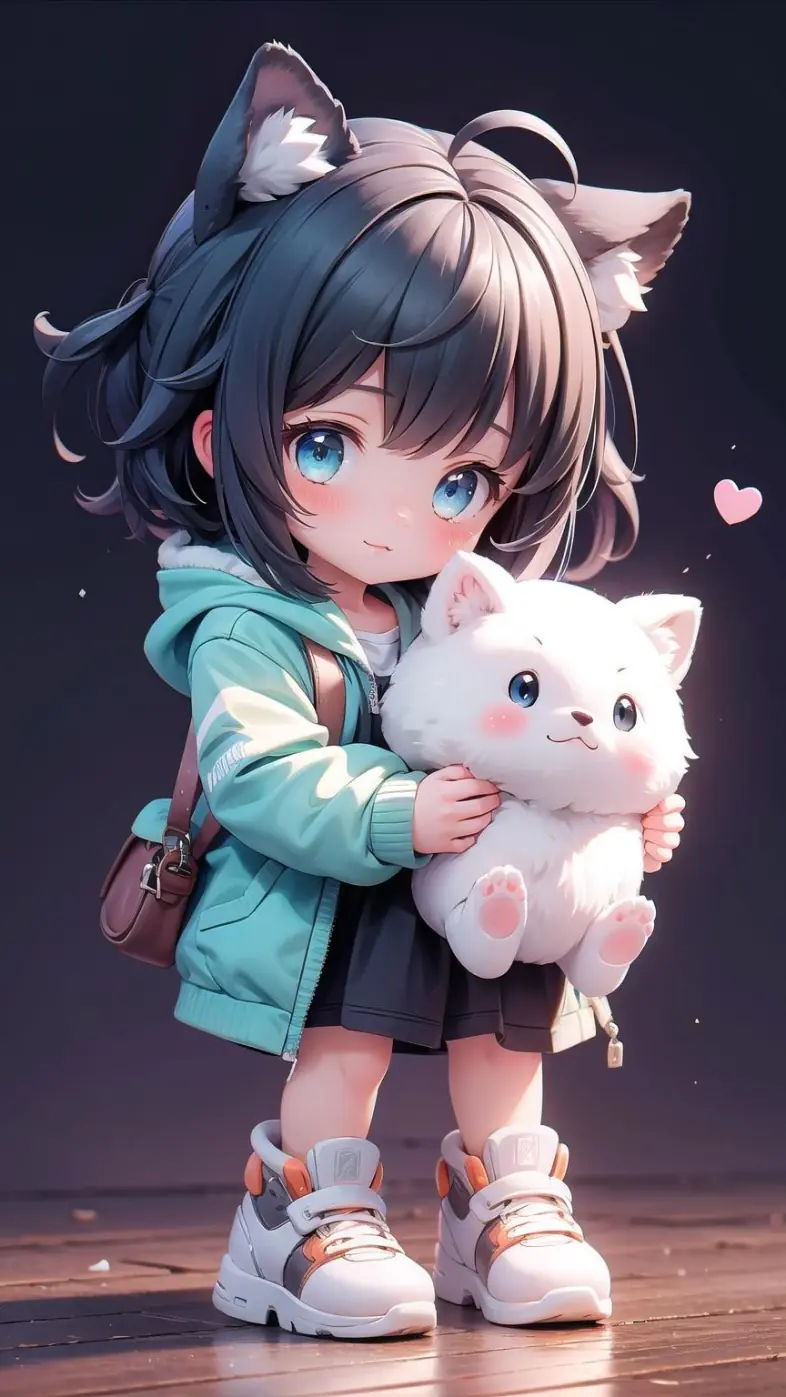 cute anime girl wallpaper