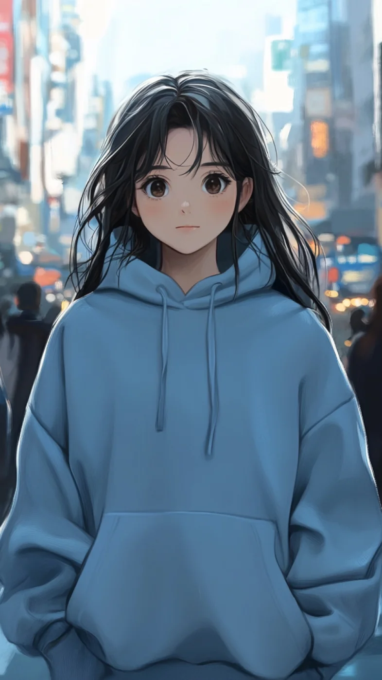 cute anime girl wallpaper