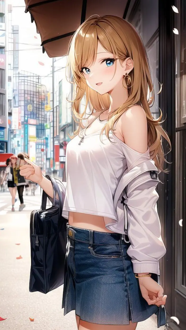 cute anime girl wallpaper