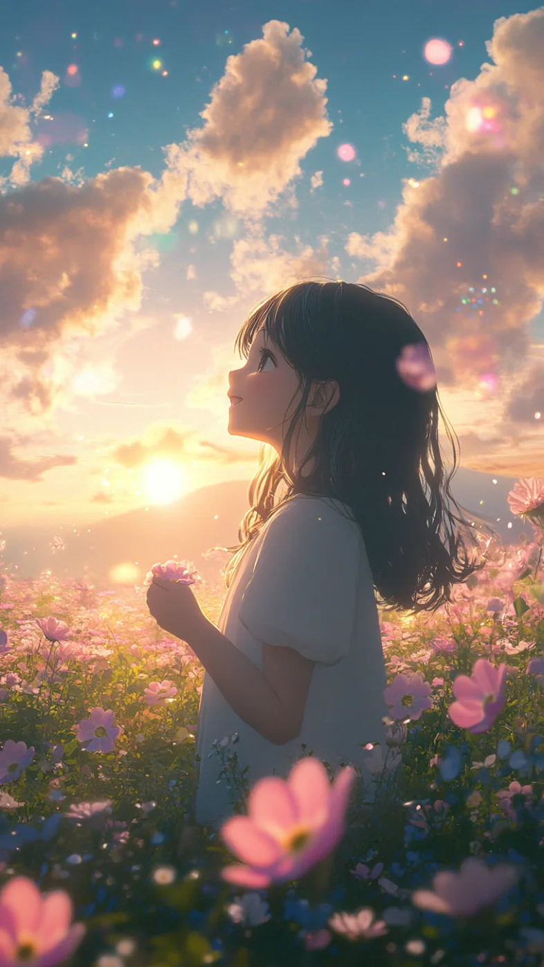 cute anime girl wallpaper