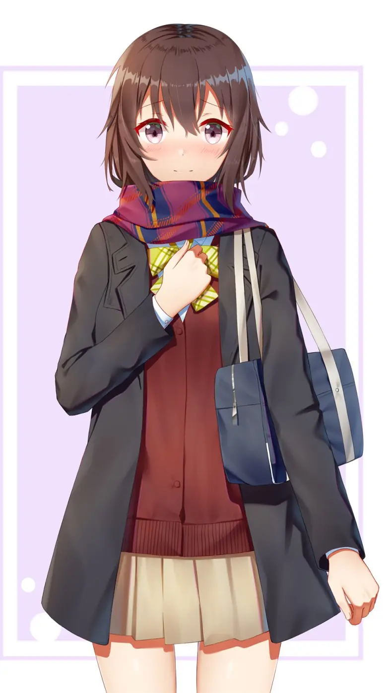cute anime girl wallpaper
