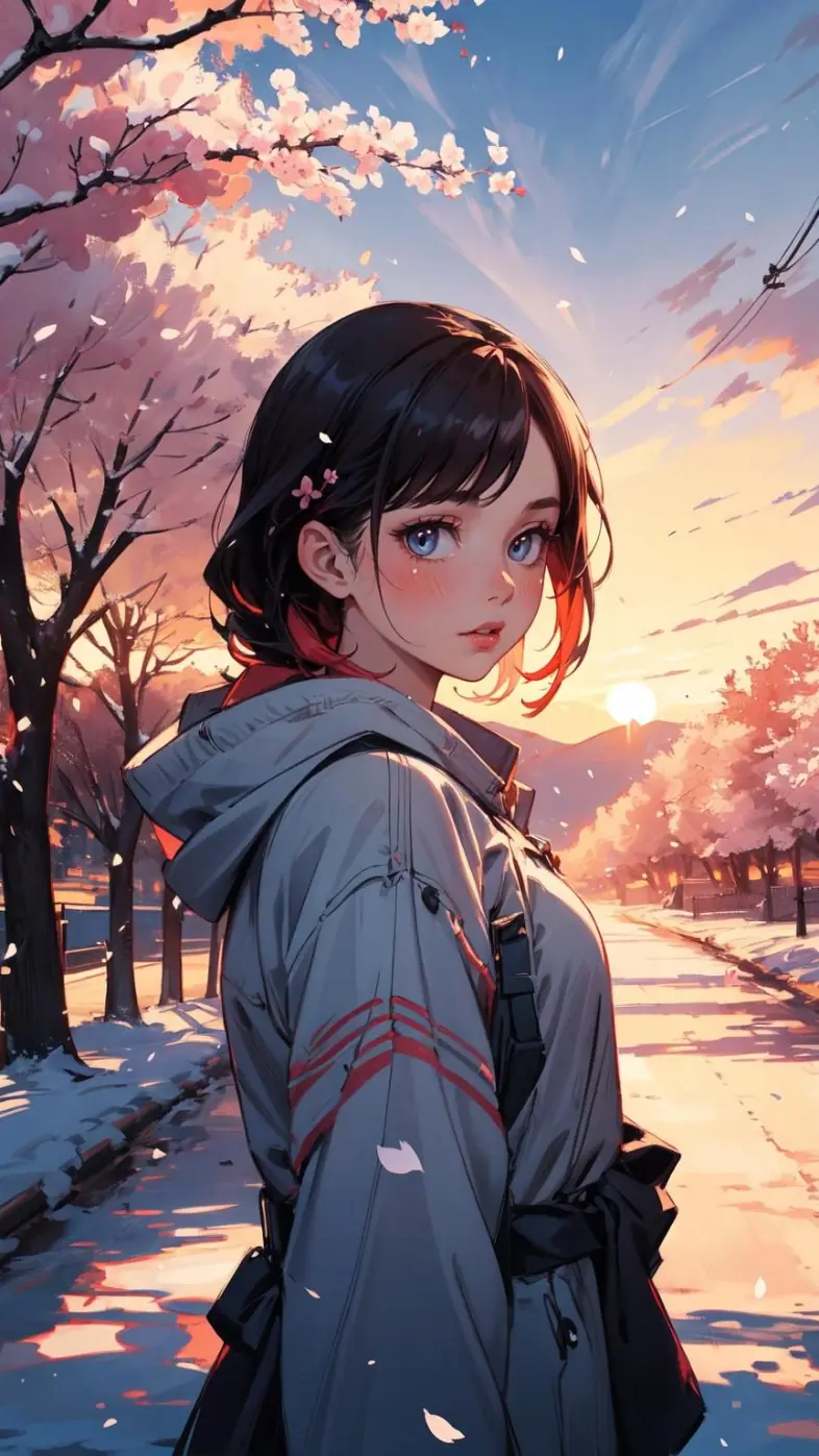 cute anime girl wallpaper