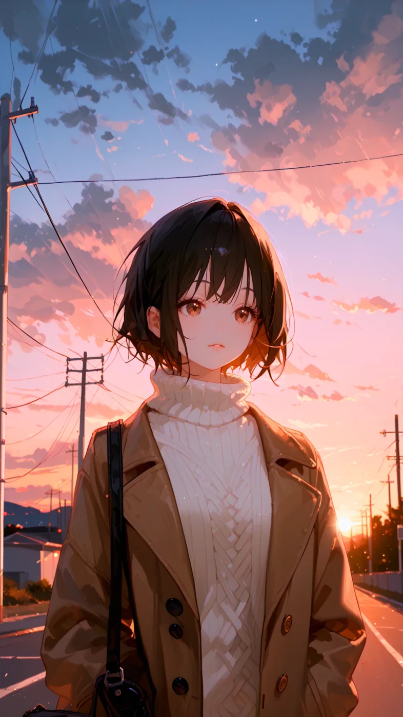 cute anime girl wallpaper