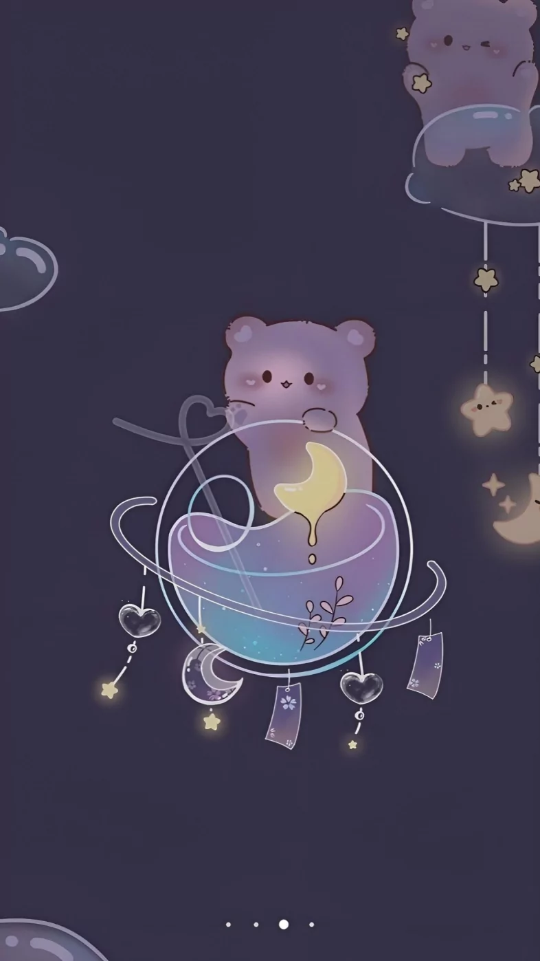 cute baby Bears aesthetic wallpaper