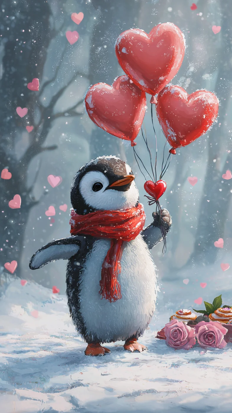 cute baby penguin wallpaper