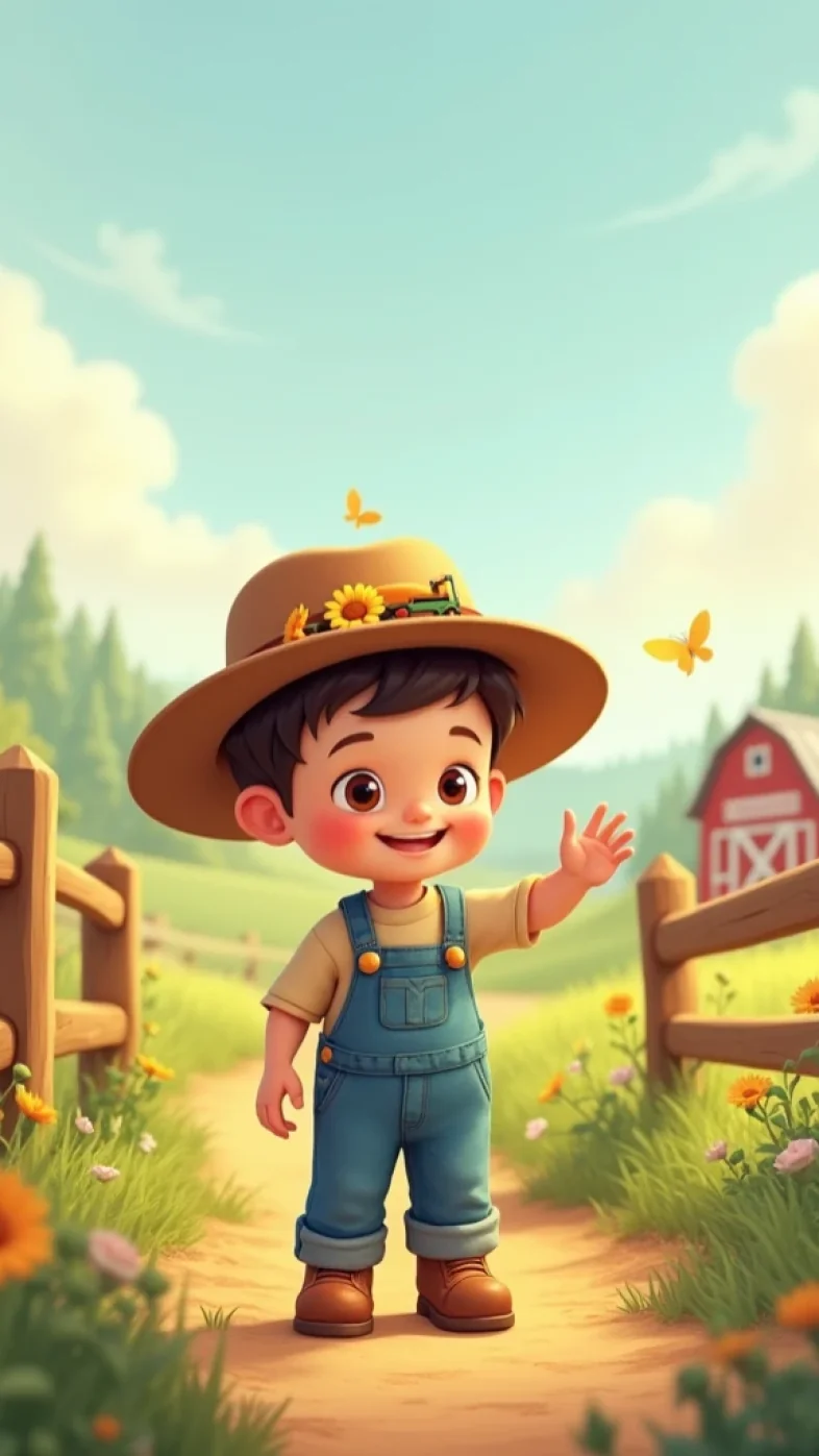 cute cartoon boy wallpaper