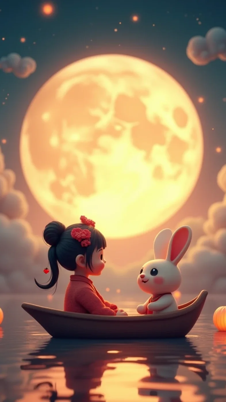 cute girl rabbit wallpaper