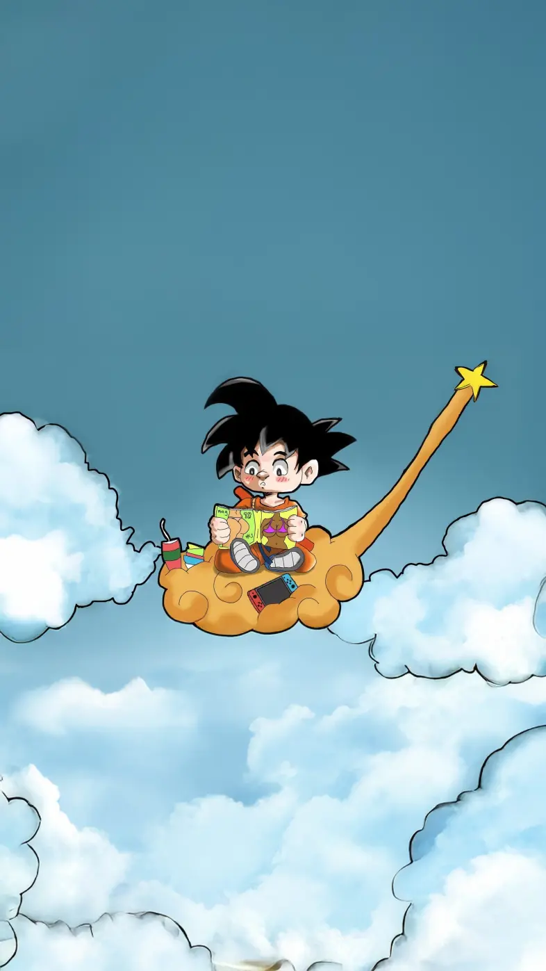 cute goku anime wallpaper