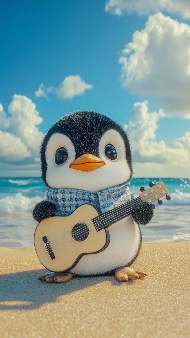 cute little baby penguin wallpaper