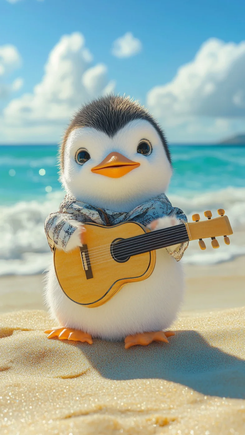 cute little baby penguin wallpaper