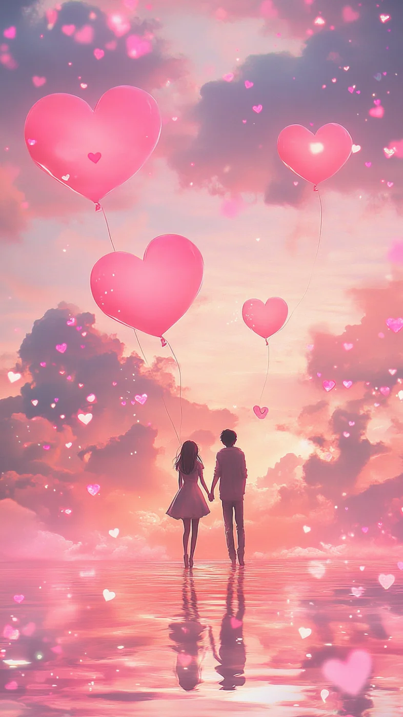 cute love couple wallpaper