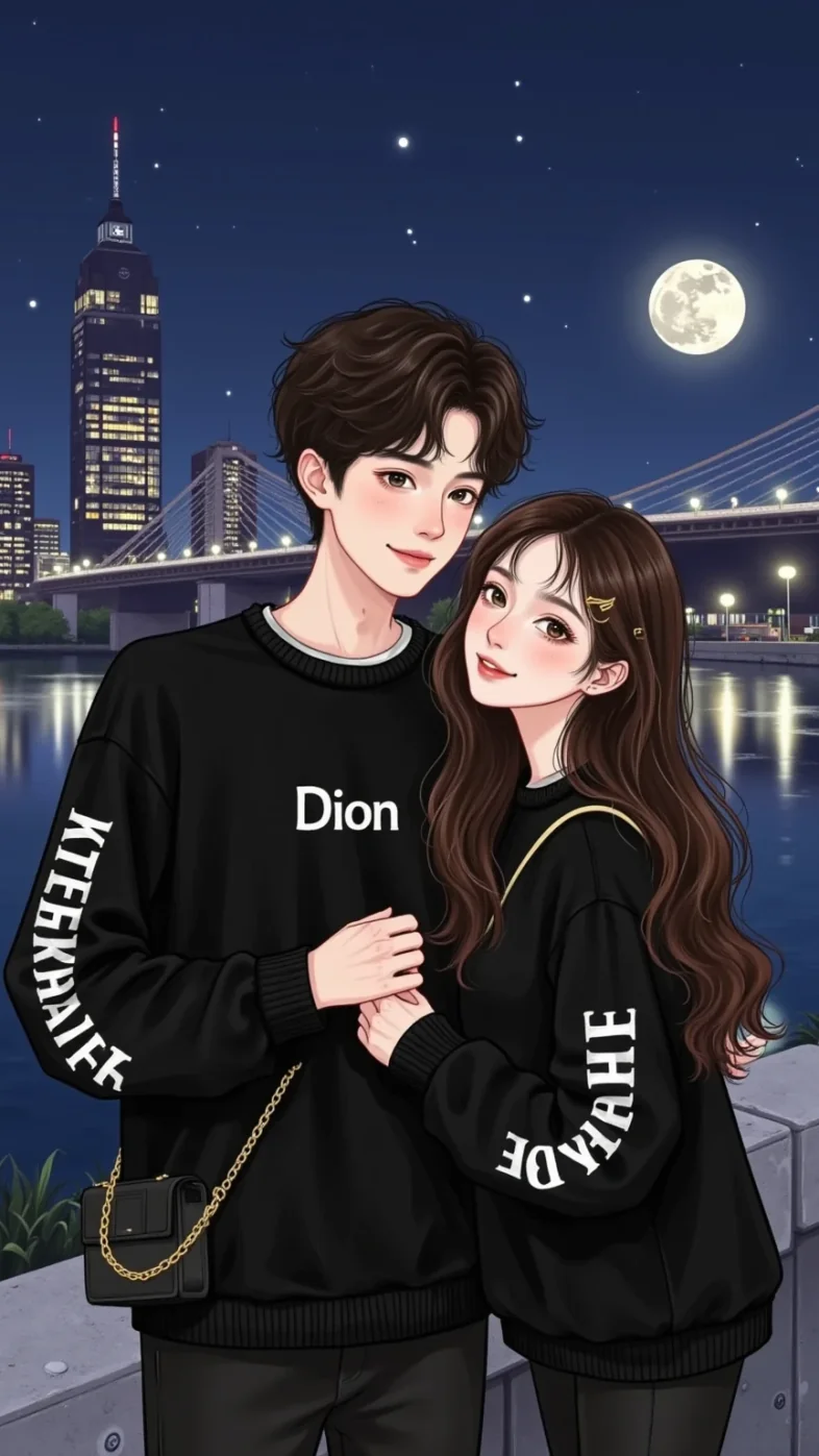 cute love couple wallpaper