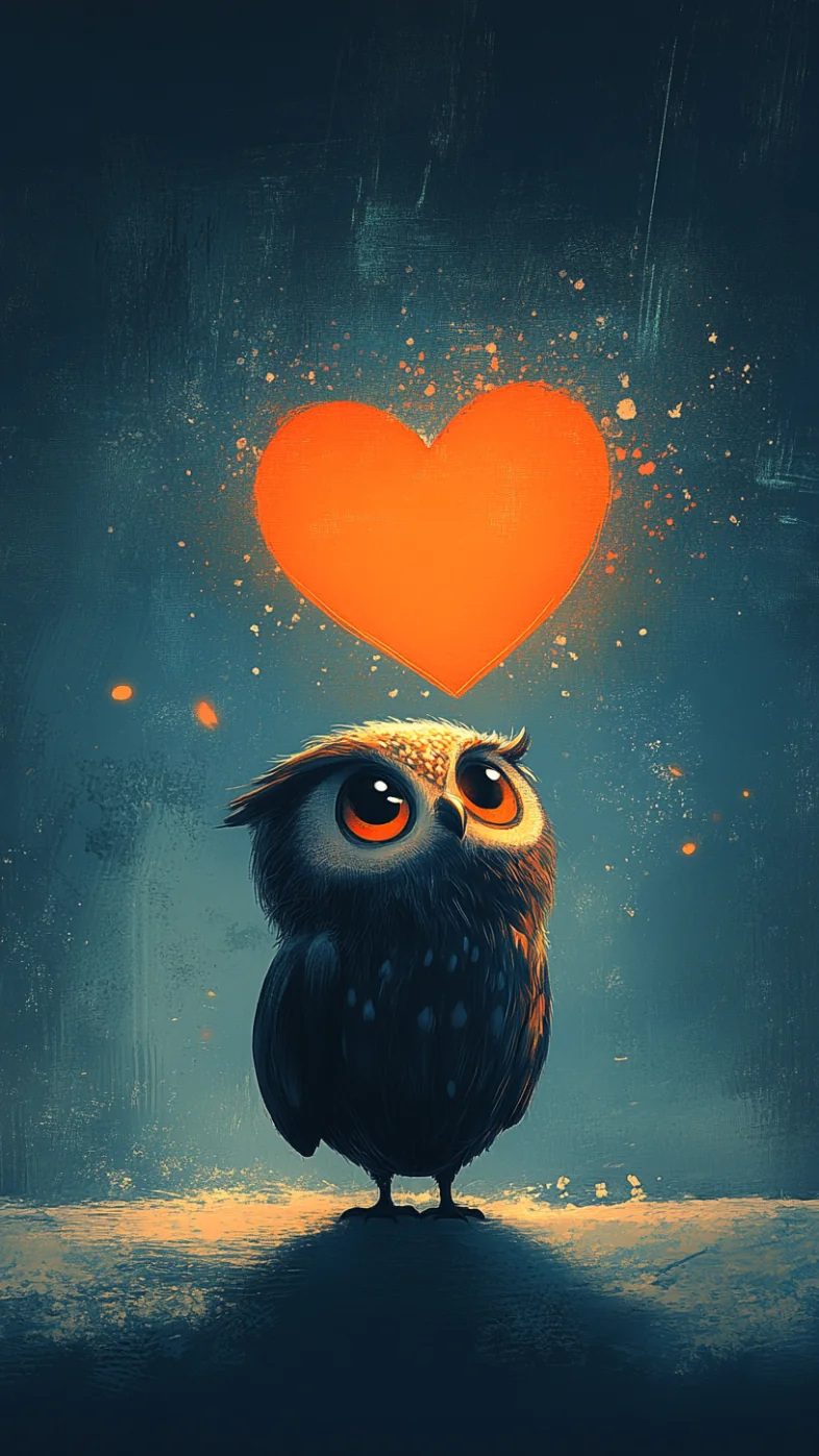 cute owls  wallpaper