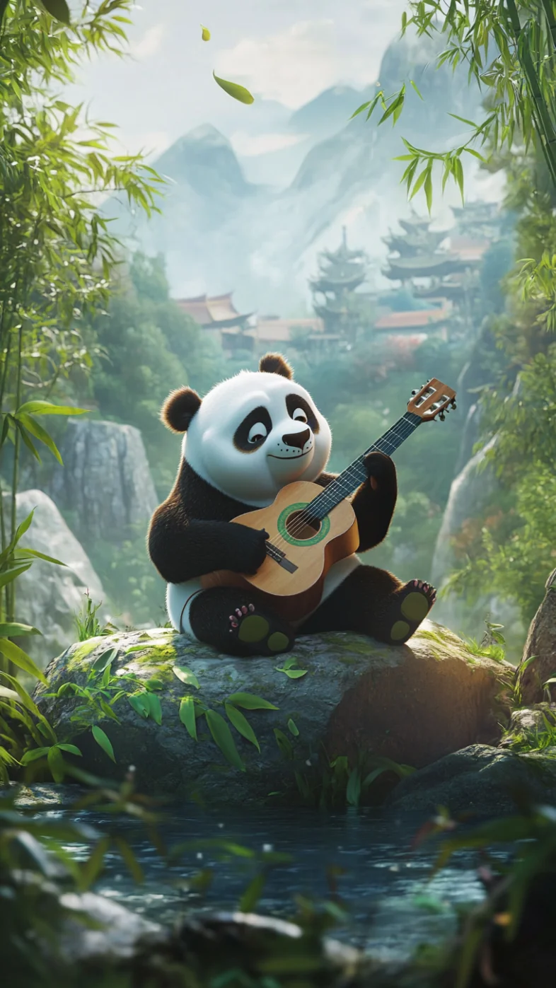 cute panda wallpaper