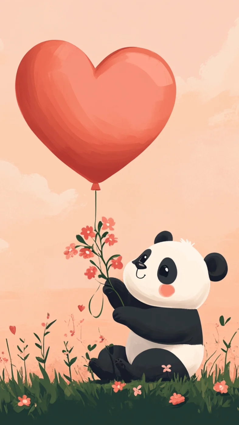cute panda wallpaper