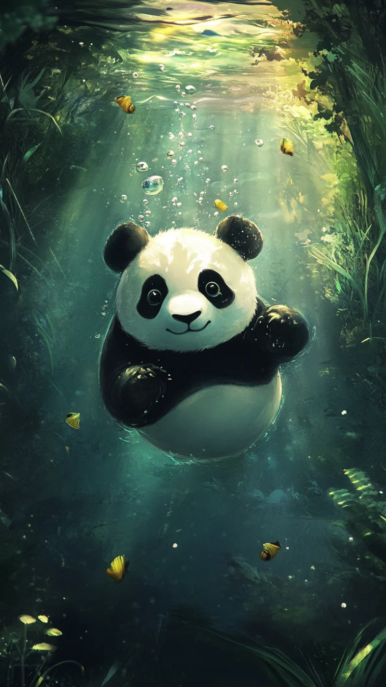 cute panda wallpaper