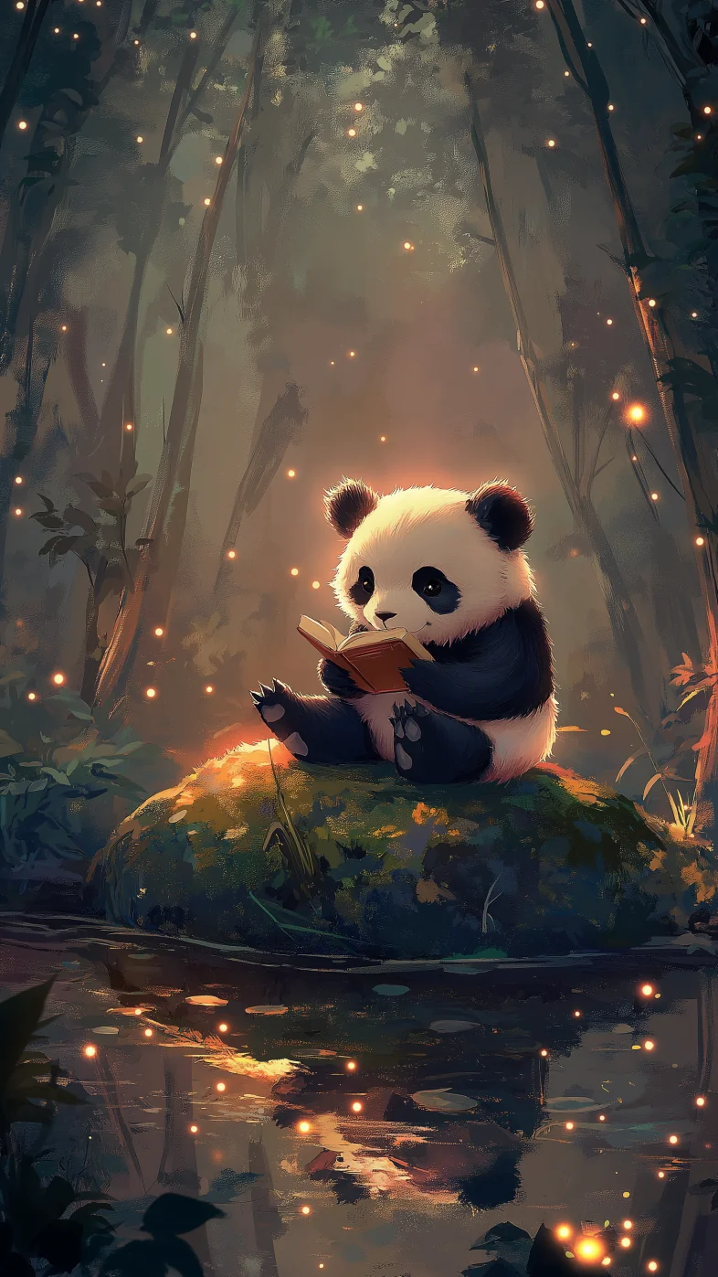 cute panda wallpaper